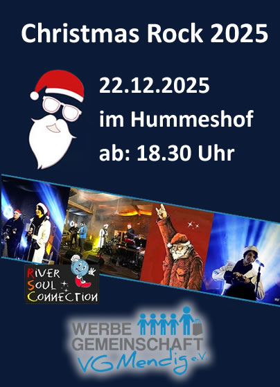 8. Christmas Rock 2025 am 22.12.2025 ab 18.30 Uhr