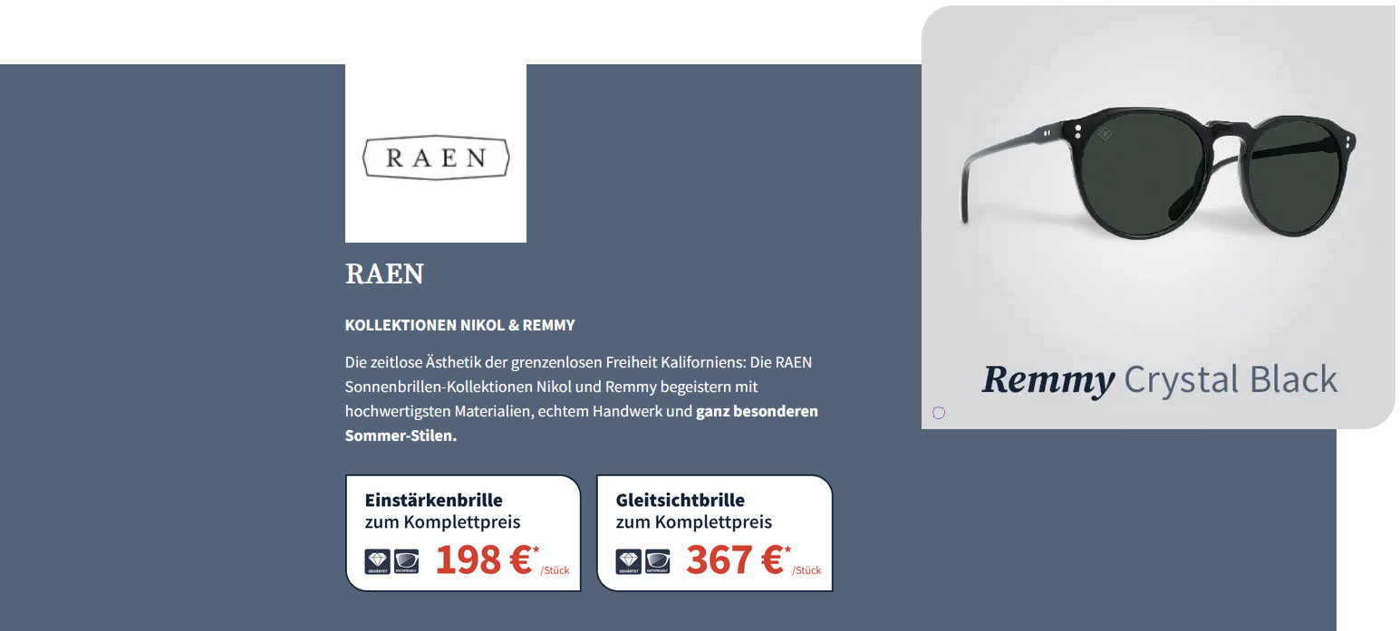 Attraktive Angebotspreise für Ihre neue Sonnenbrille bei Brillen Becker Attraktive Angebotspreise für Ihre neue Sonnenbrille bei Brillen Becker